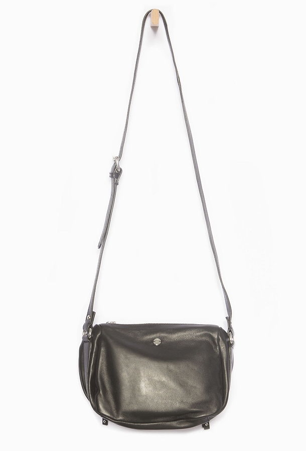 WAY by IKKS Tom Boy Leder-Umhängetasche noir