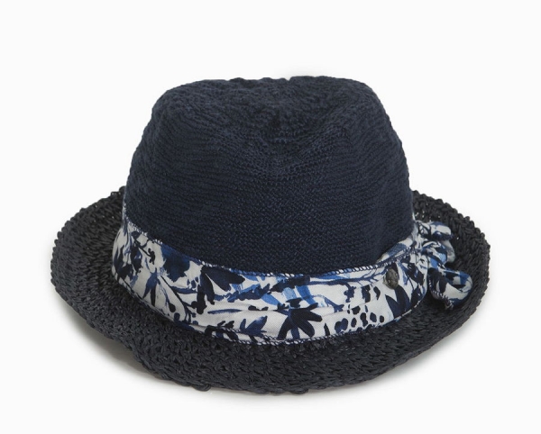 IKKS cargo knitted sunhat navy