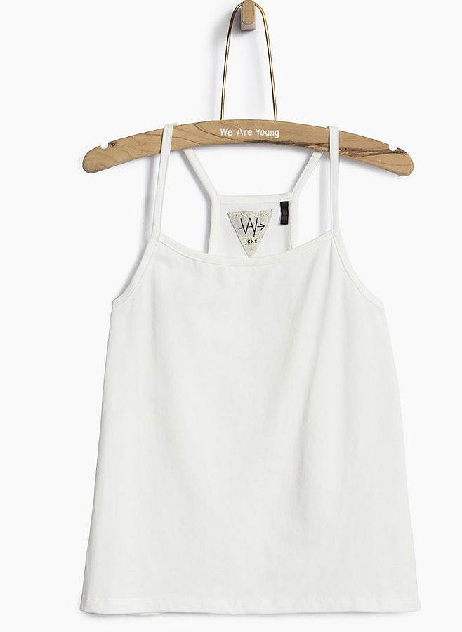 WAY by IKKS Malibu 2in1 top blanc cassé