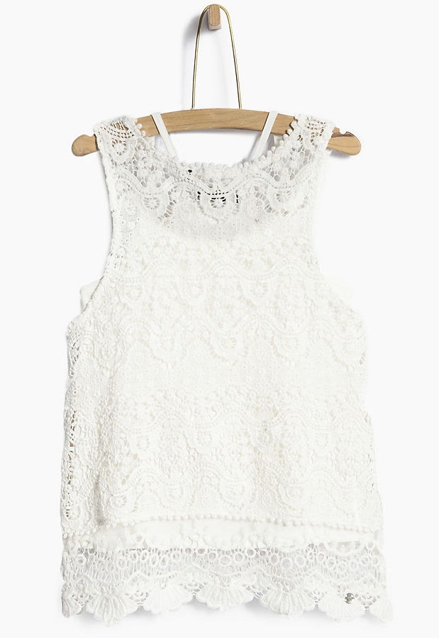 WAY by IKKS Malibu 2in1 top blanc cassé