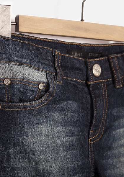 IKKS garcon Jeans Store schmale Jeanshose brut