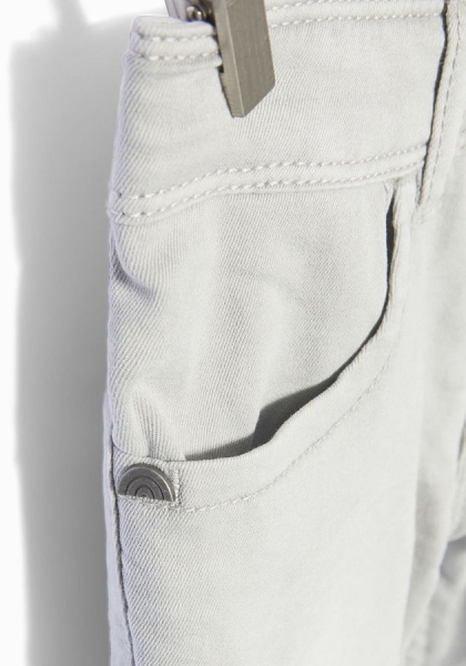 IKKS city black skinny denim pants bleach grey