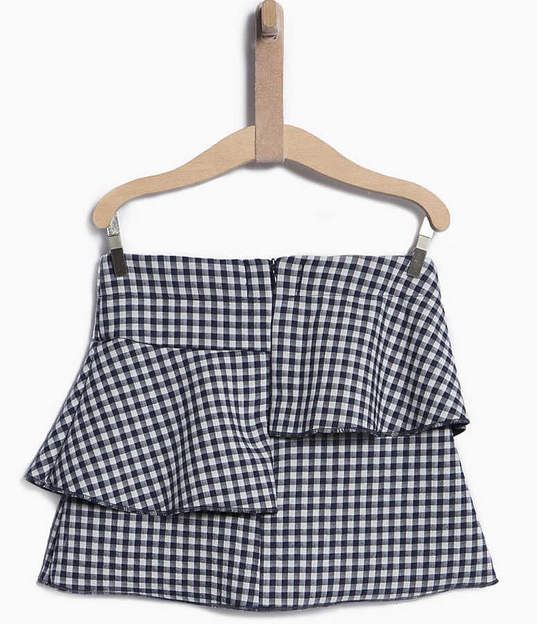 IKKS Rock'Love checked skirt navy vichy