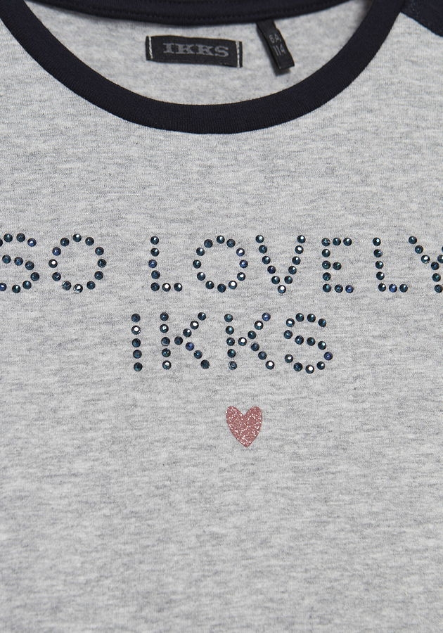 IKKS cargo fabricmix sailor dress navy