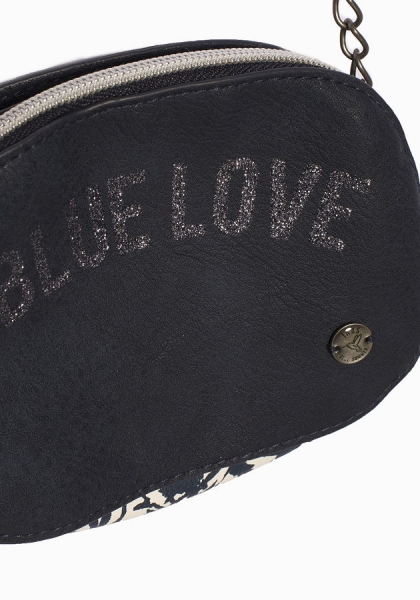 IKKS cargo little shoulderbag/pochette "Blue Love" indigo