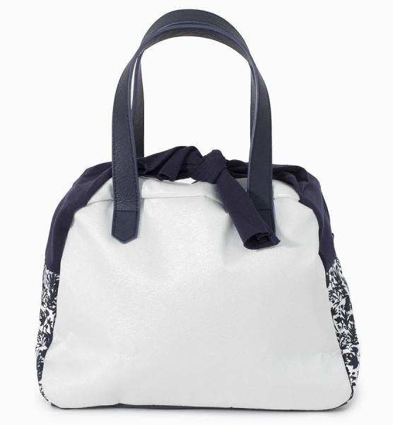 IKKS cargo weekender bag gris chiné clair