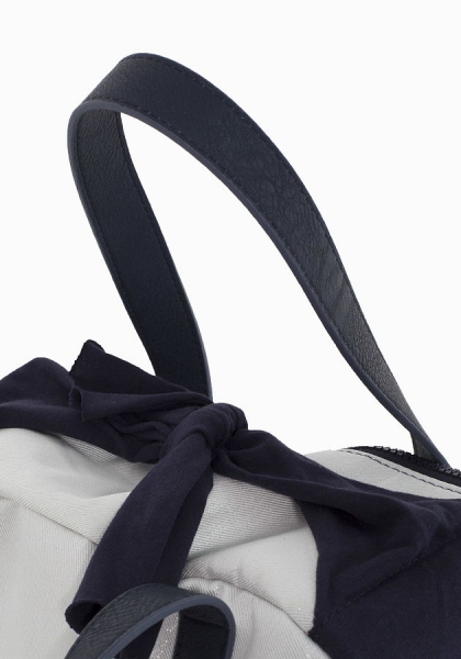 IKKS cargo weekender bag gris chiné clair