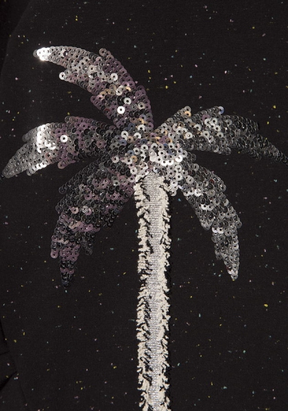 IKKS city black palmtree sweater noir