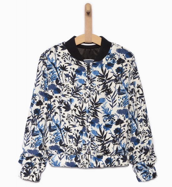 IKKS cargo Wendejacke/-blouson blanc optique imp fleur/navy