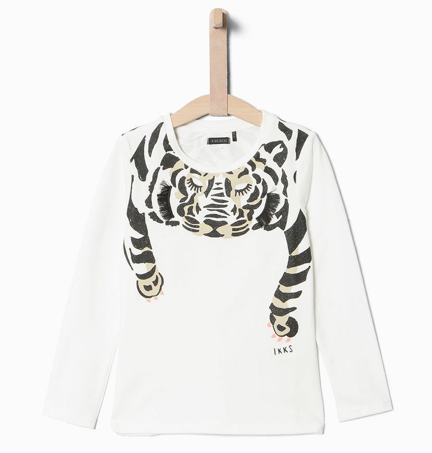 IKKS city couleur longsleeve blanc cassé