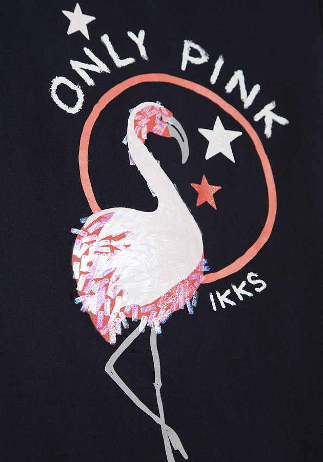 IKKS cargo t-shirt "Only Pink" navy