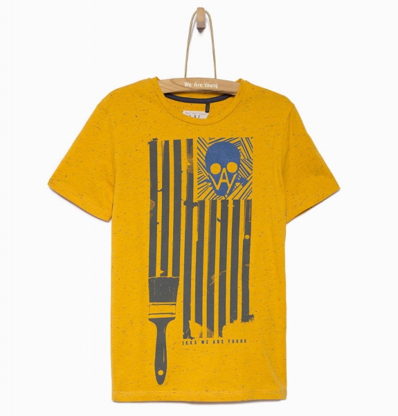 WAY by IKKS garcon Urban Safari t-shirt jaune moyen