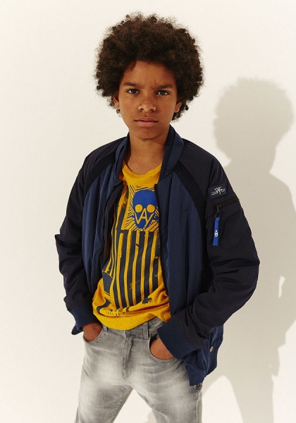 WAY by IKKS garcon Urban Safari t-shirt jaune moyen