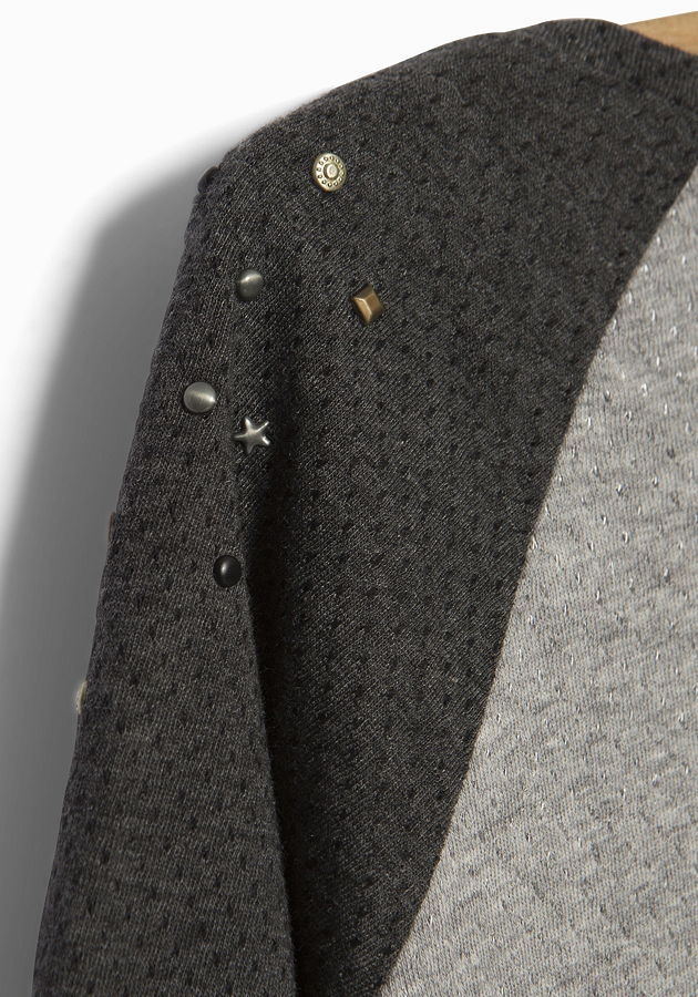 WAY by IKKS Street Shining longsleeve "NOPE" gris chiné