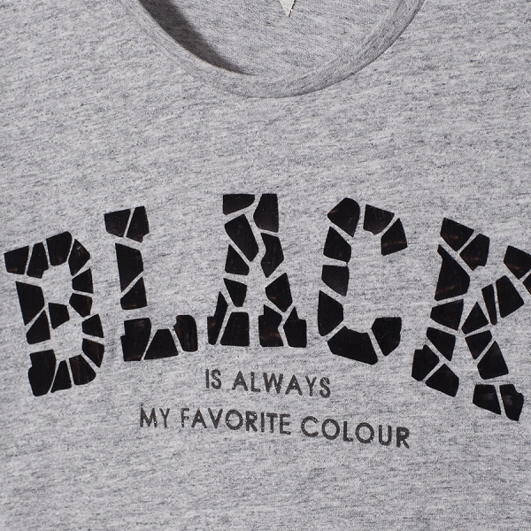 WAY by IKKS Gotham Glam longsleeve gris chiné moyen