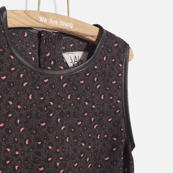 WAY by IKKS Wanderlust 2in1 dress gris chiné anthra foncé