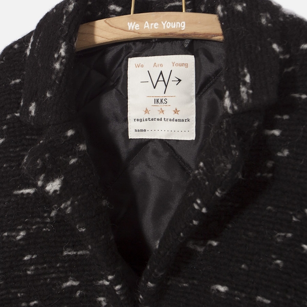 WAY by IKKS Not Serious woolen coat noir