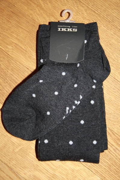 Sorry4theMess Tupfen-Strumpfhose anthracite chiné