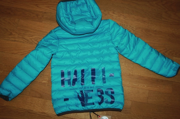 Sorry4theMess wendbare Steppjacke gris chiné