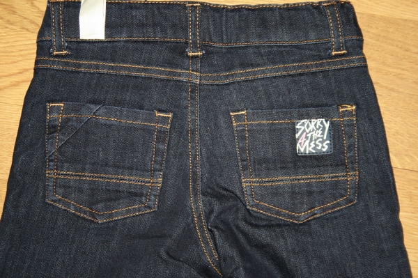 Sorry4theMess regular fit denim pants brut