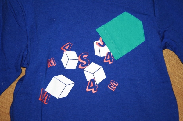 Sorry4theMess longsleeve "dice cup" bleu
