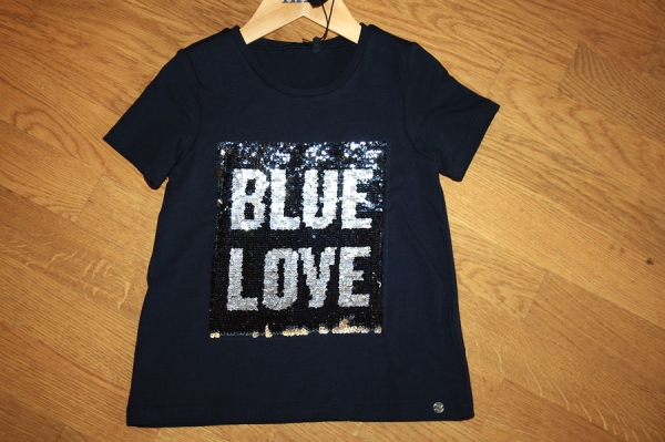 IKKS cargo t-shirt "BLUE LOVE" navy