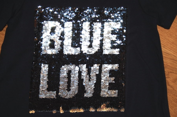 IKKS cargo t-shirt "BLUE LOVE" navy