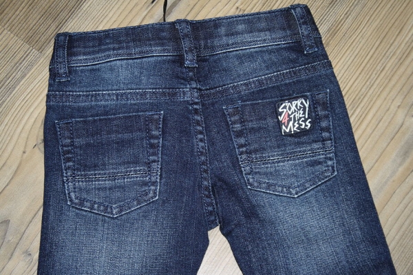Sorry4theMess slim denim pants medium wash