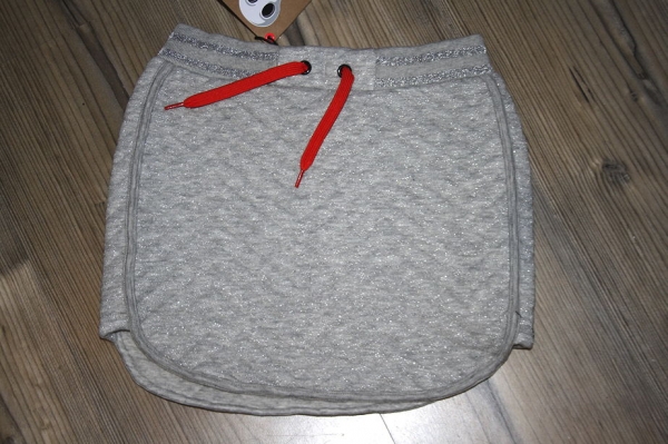 Sorry4theMess quilted matelassee skirt gris chiné