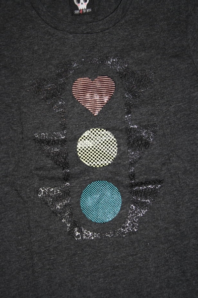 Sorry4theMess longsleeve "traffic" anthracite chiné