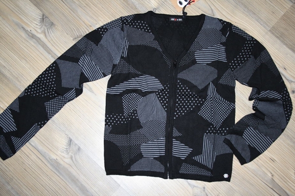 Sorry4theMess knitted cardigan noir