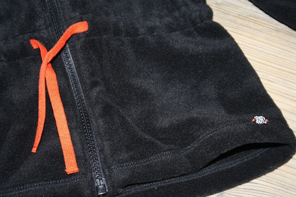 Sorry4theMess fleece cardigan noir