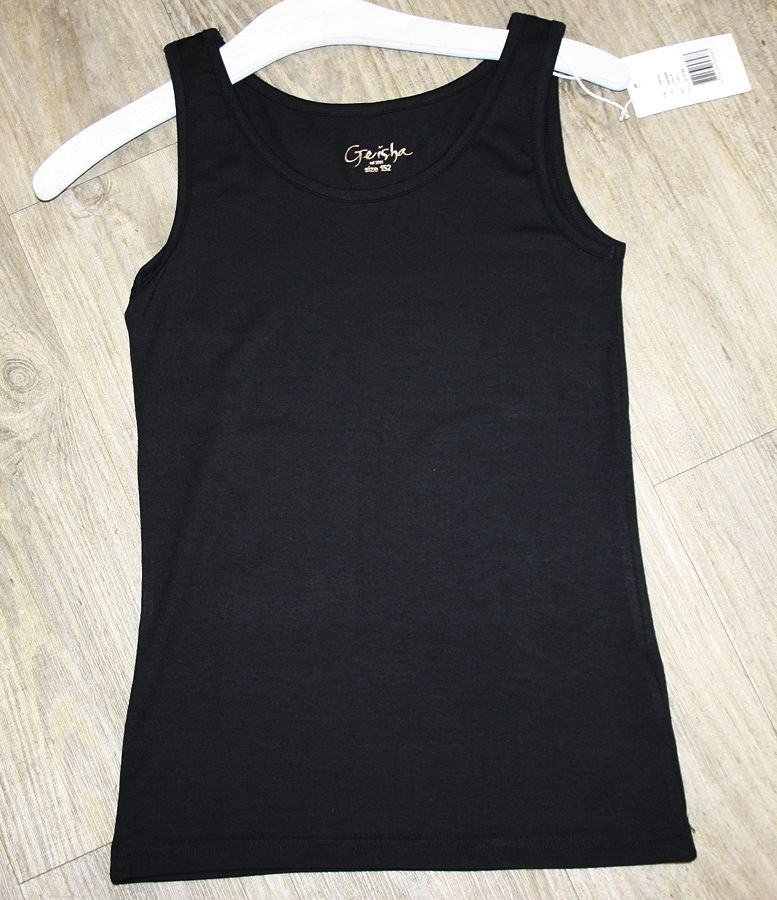 Geisha essentials singlet/tanktop black