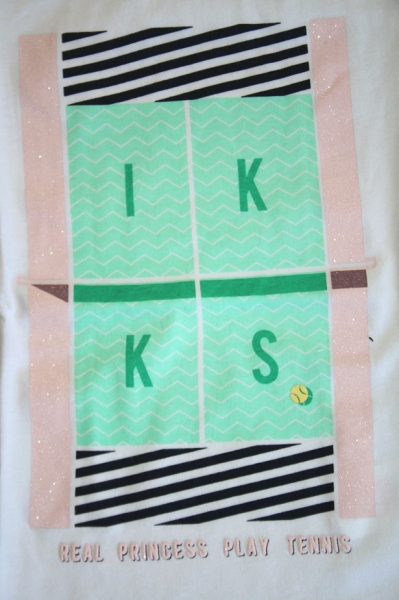 IKKS Match Point t-shirt blanc optique