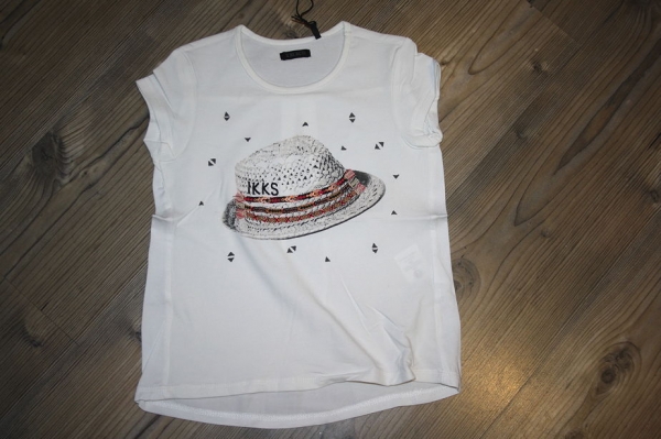 IKKS exclusive Boho Rock T-Shirt blanc cassé