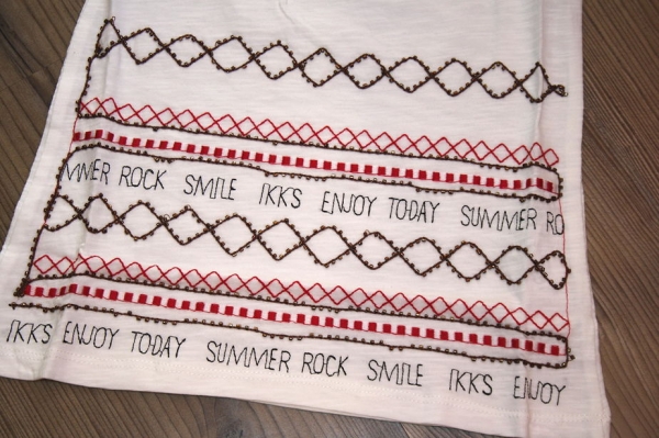 IKKS exclusive Boho Rock Singlet/Tanktop blanc cassé