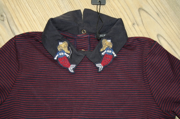 IKKS cargo longsleeved jerseydress bodeaux rayé