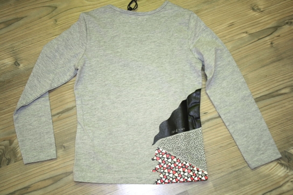 Sorry4theMess longsleeve "unicorn" gris chiné moyen