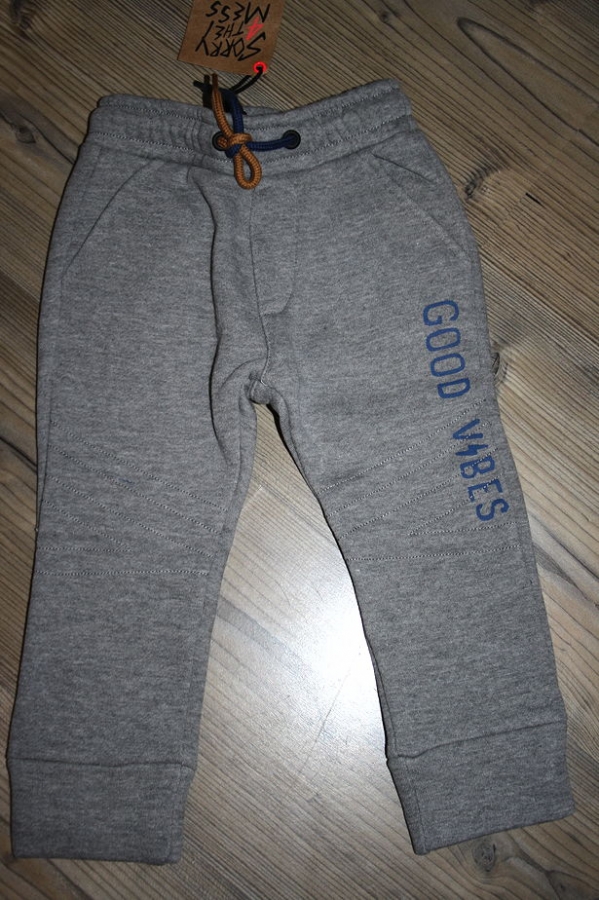 Sorry4theMess sweat-/joggpants gris chiné foncé