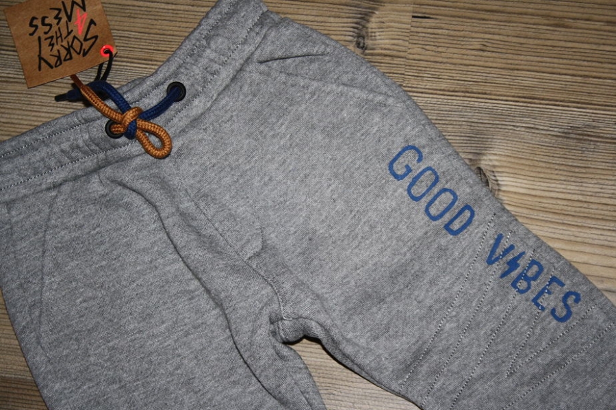 Sorry4theMess sweat-/joggpants gris chiné foncé