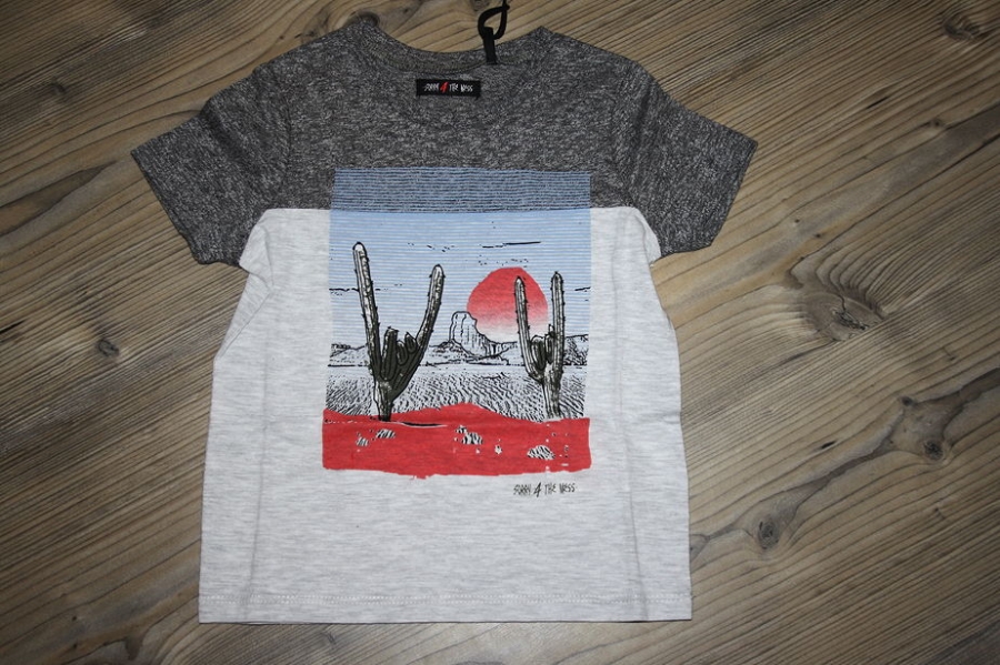Sorry4theMess t-shirt "Sierra" gris chiné foncé