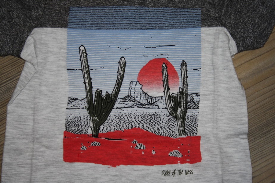 Sorry4theMess t-shirt "Sierra" gris chiné foncé