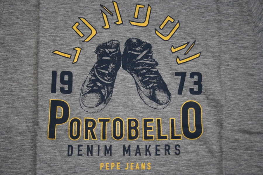 Pepe Jeans Teen logo t-shirt Fancy grey marl
