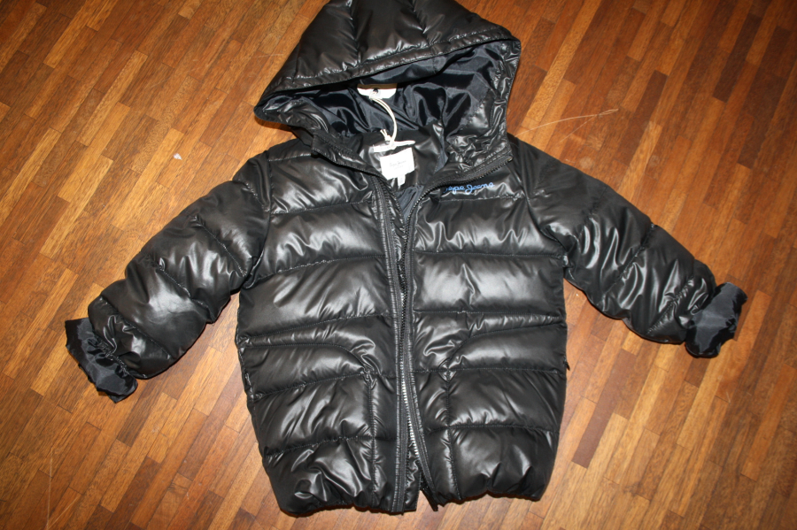 Pepe Jeans quilted winterjacket/-blouson Ludo JR black