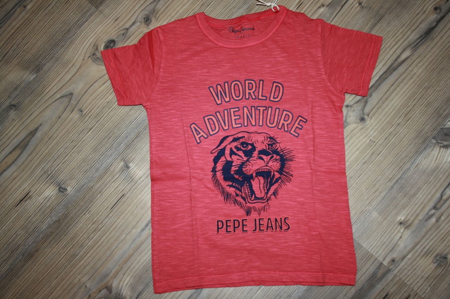 Pepe Jeans t-shirt "Adventure World" Flory JR mars red