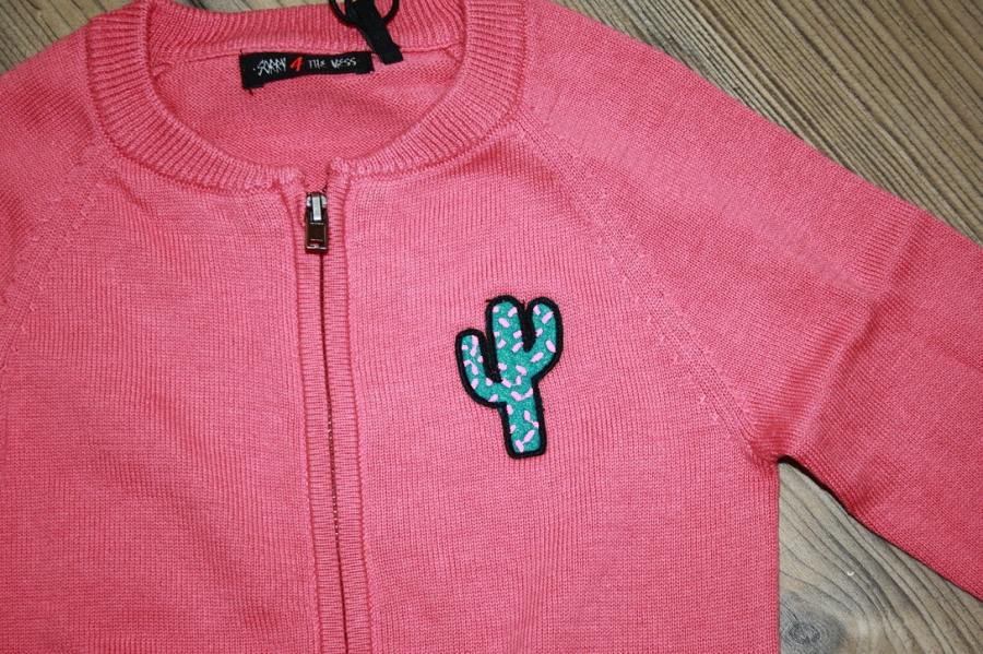 Sorry4theMess Fein-Strickjacke fuschia