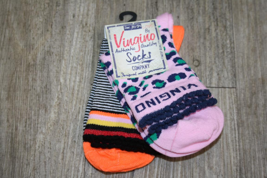 Vingino 2-pack socks Vaisa deep black