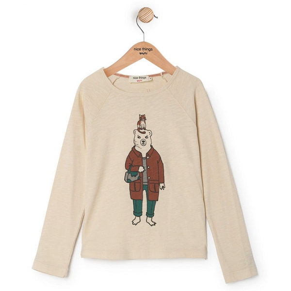 nice things longsleeve "Have you seen my cat?" ecru