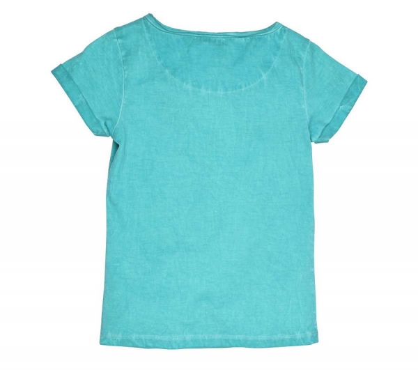 moodstreet t-shirt "LOOK" warm turquoise