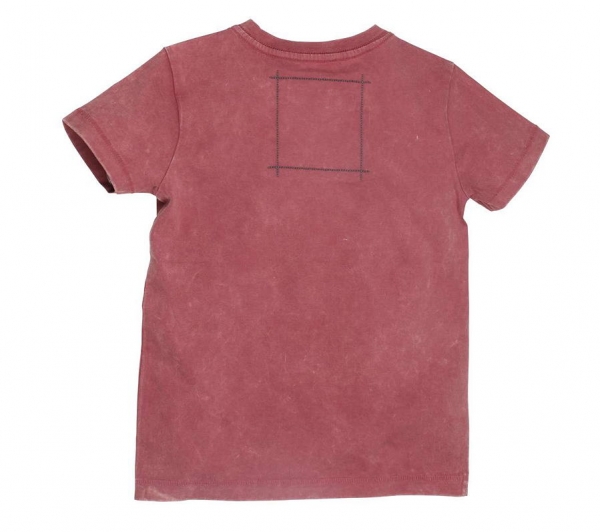 moodstreet t-shirt baseball washed grape